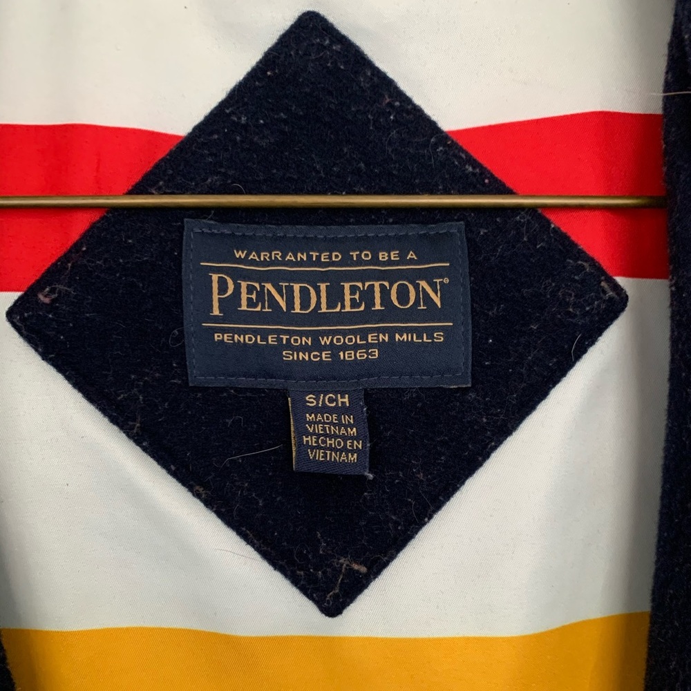 Pendleton Navy Wool Jacket - Picture 6 of 7
